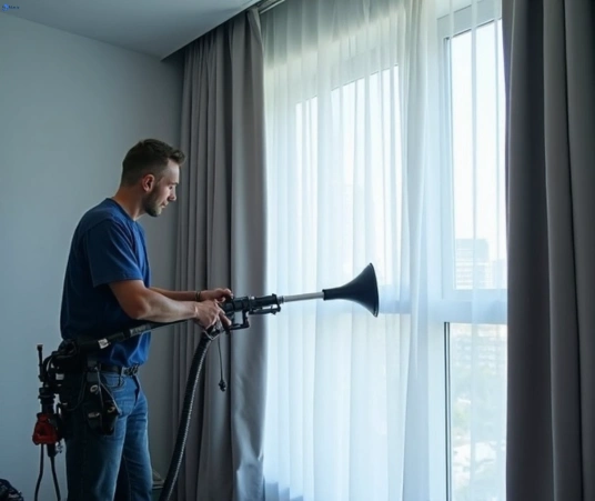 Professional drapes cleaning process tools Matty Curtain Cleaning dutton-park